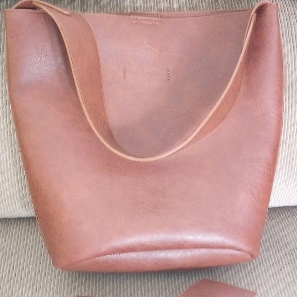 by Anthropologie Tote Bag Includes A Wallet Style Clutch - Picture 5 of 6